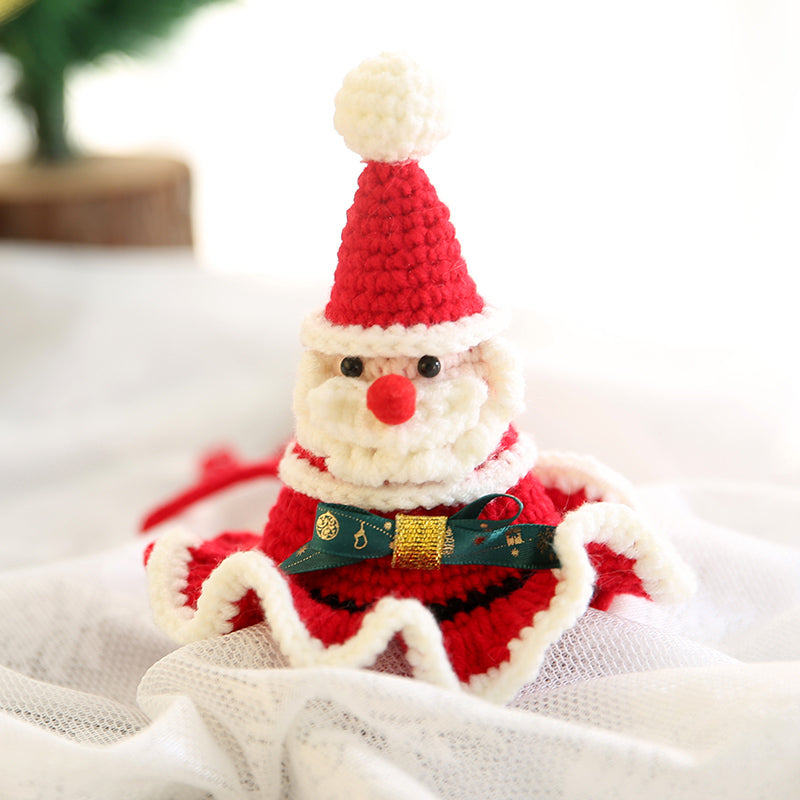 Christmas knitted Santa pets hats