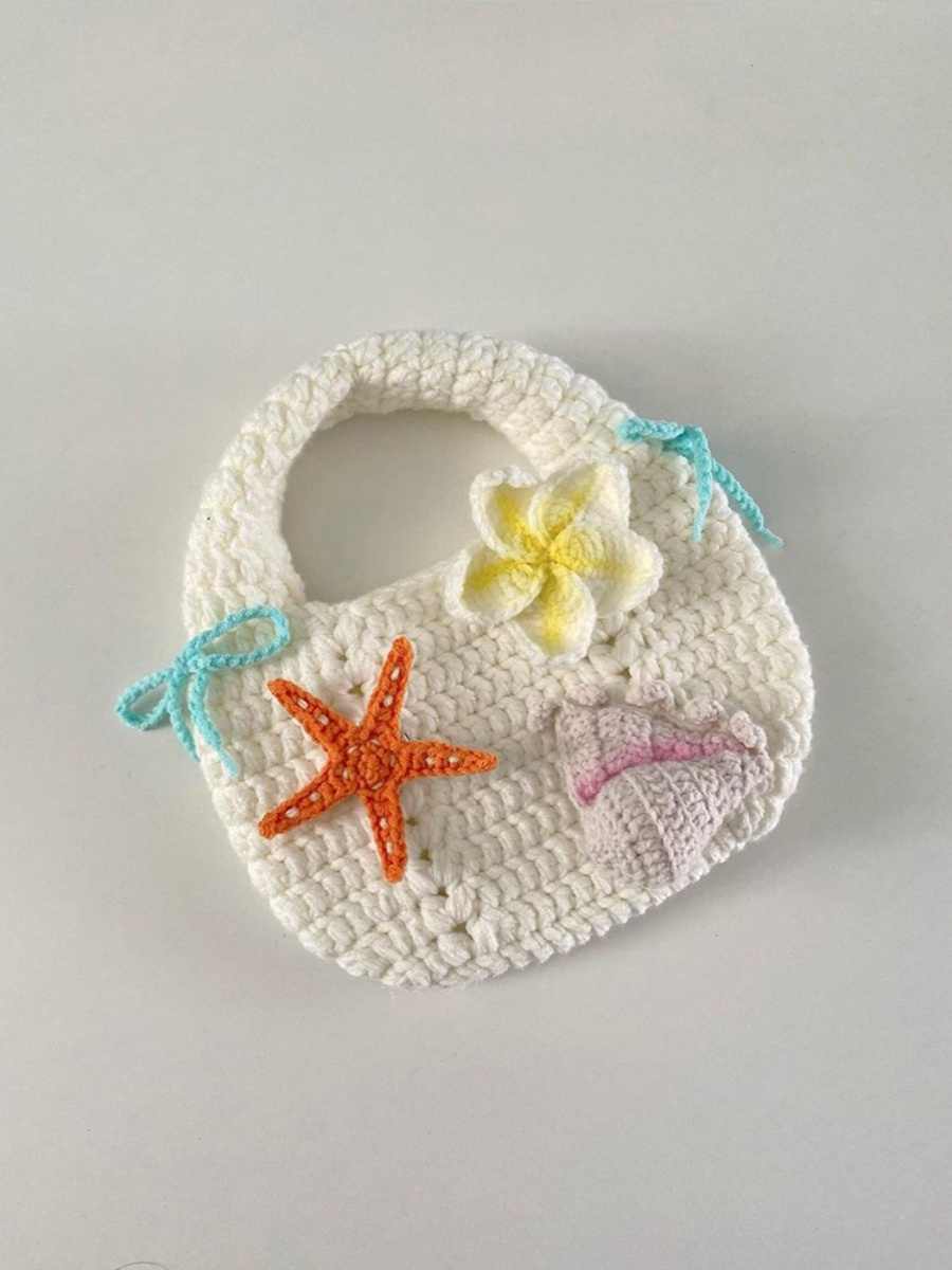 Diy Handmade Crochet Ocean Shell Bag