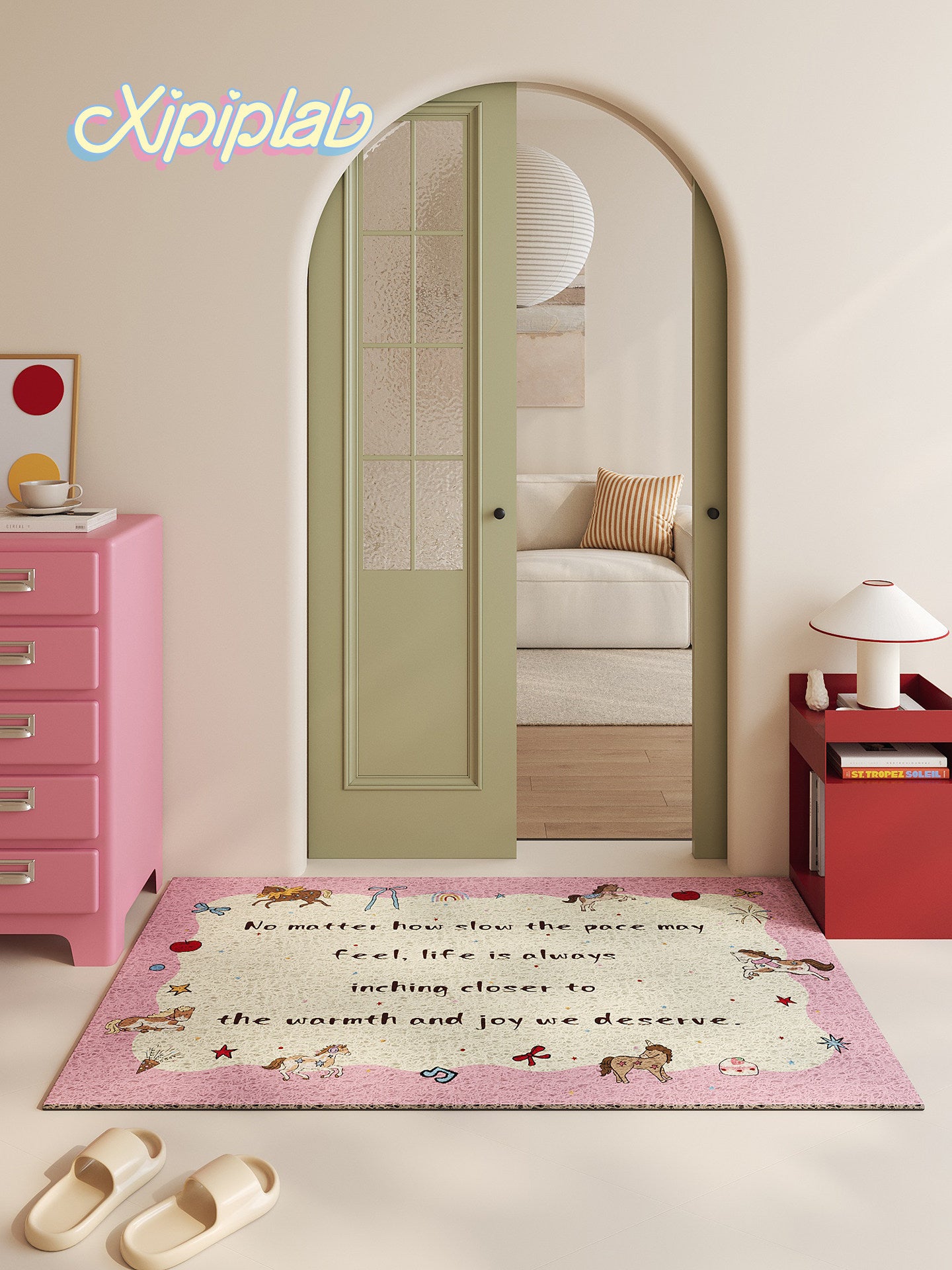 kawaii entrance floor mat