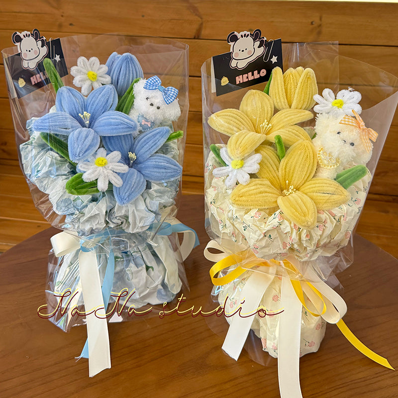 Puppy Twister Stick Bouquet