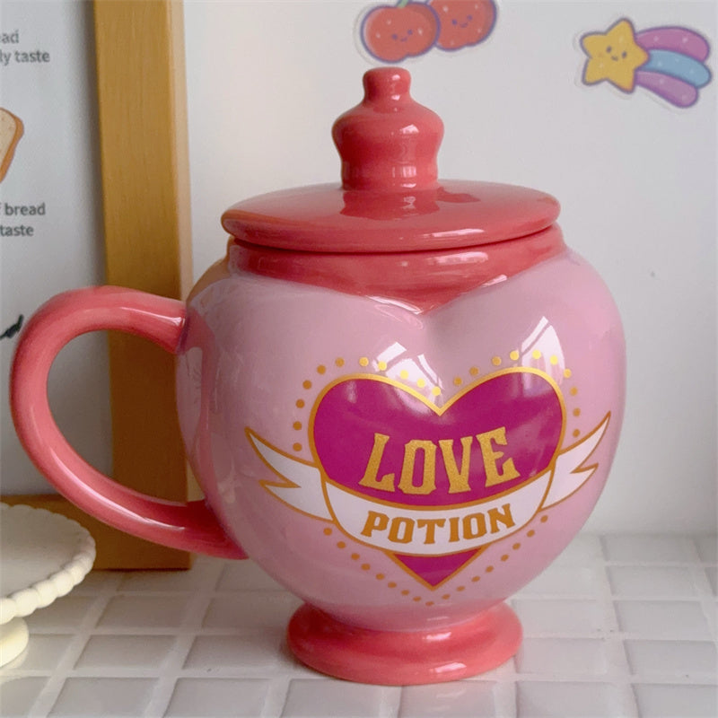 Cute Love Mug Girl’s Heart Cup