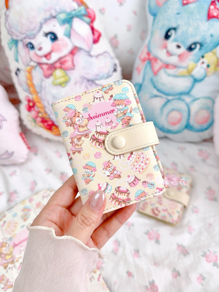 kawaii card pack with multiple card slots