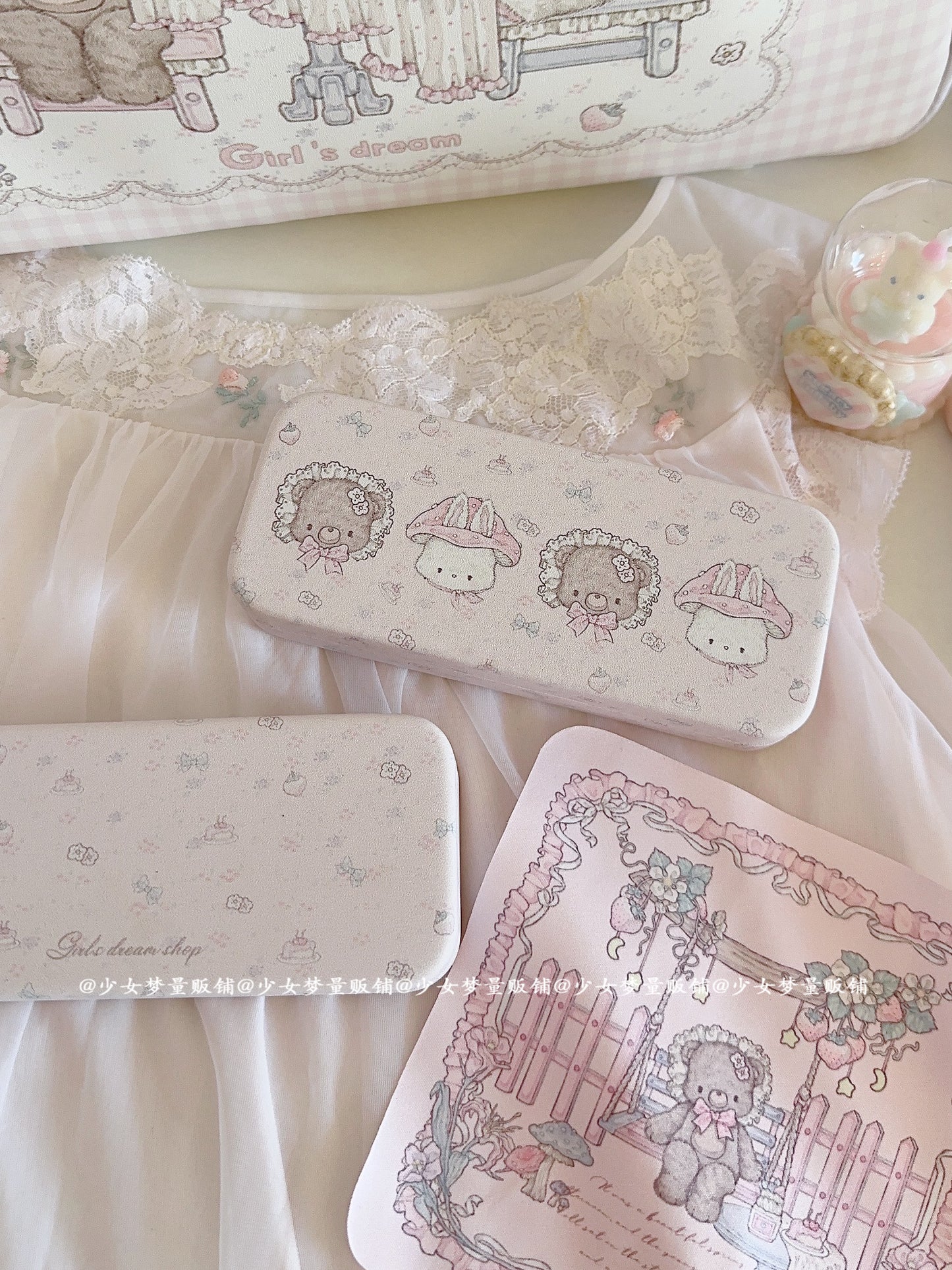 Girl's Dream Tea Party Glasses Case