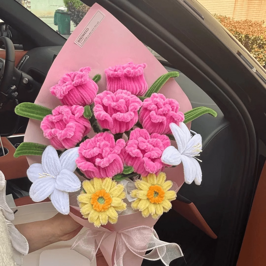 handmade Twisting stick flower Freud bouquet