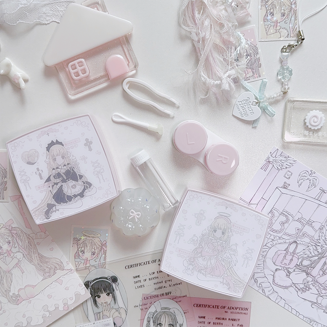 angel heart contact lens box