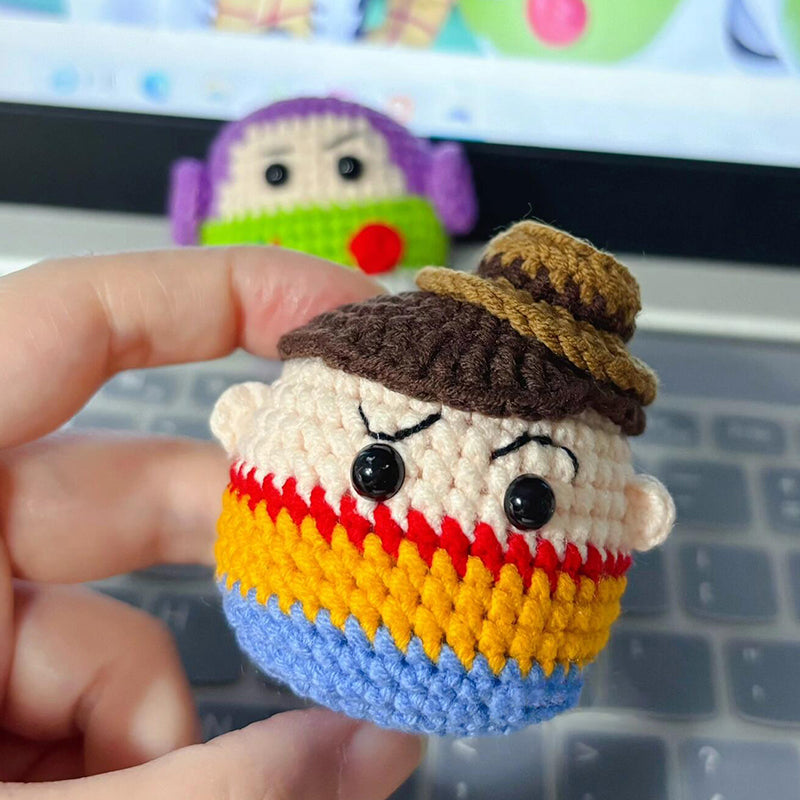 diy wool cute doll material bag