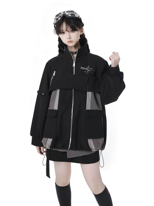 acubi black and gray jacket