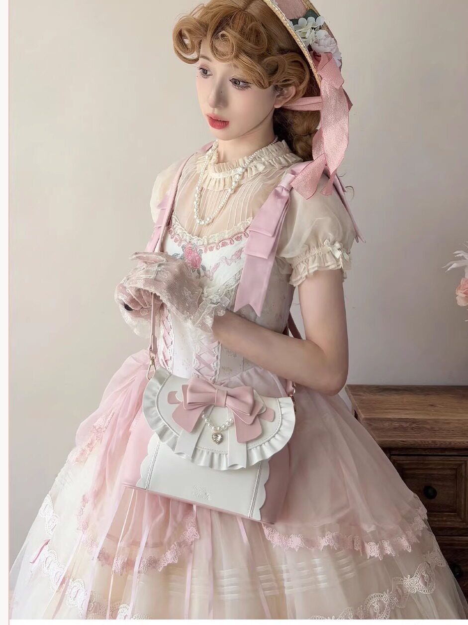 sweet pink bow handbag