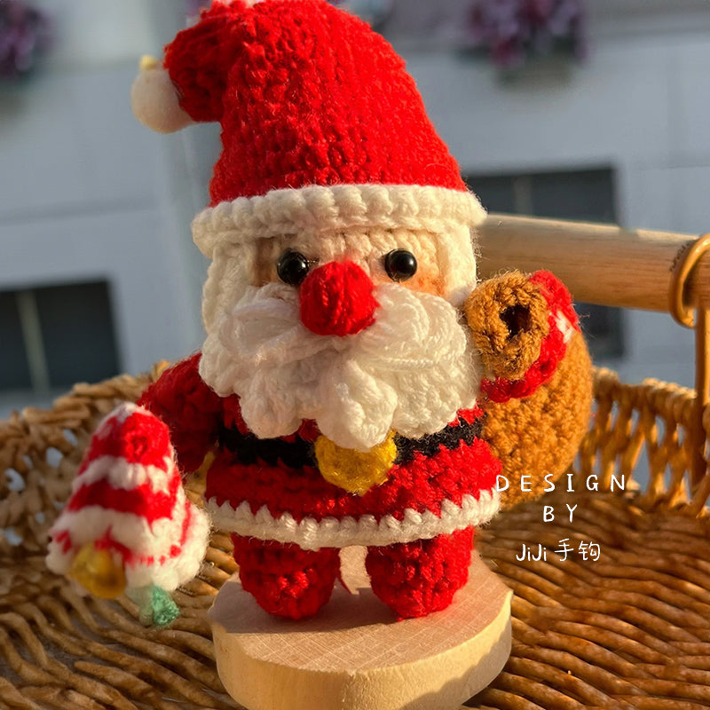 Christmas Santa Claus wool diy doll