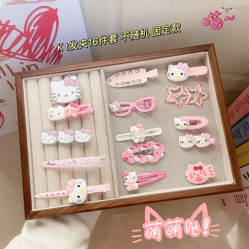 cute Kitty hair clip set