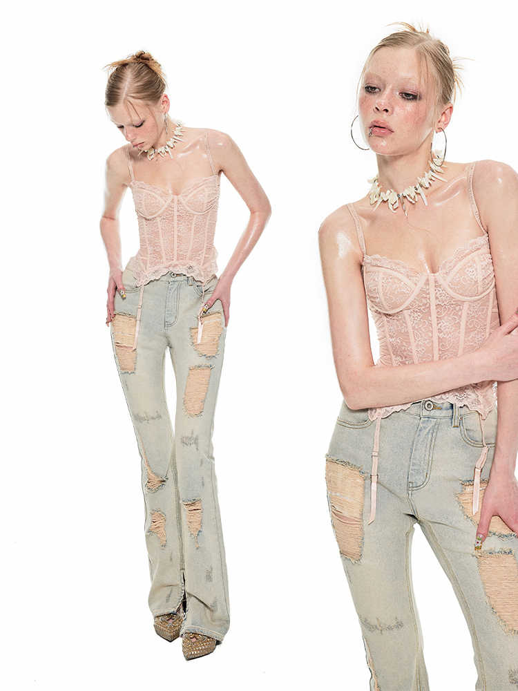 Romantic Lace Fishbone Corset
