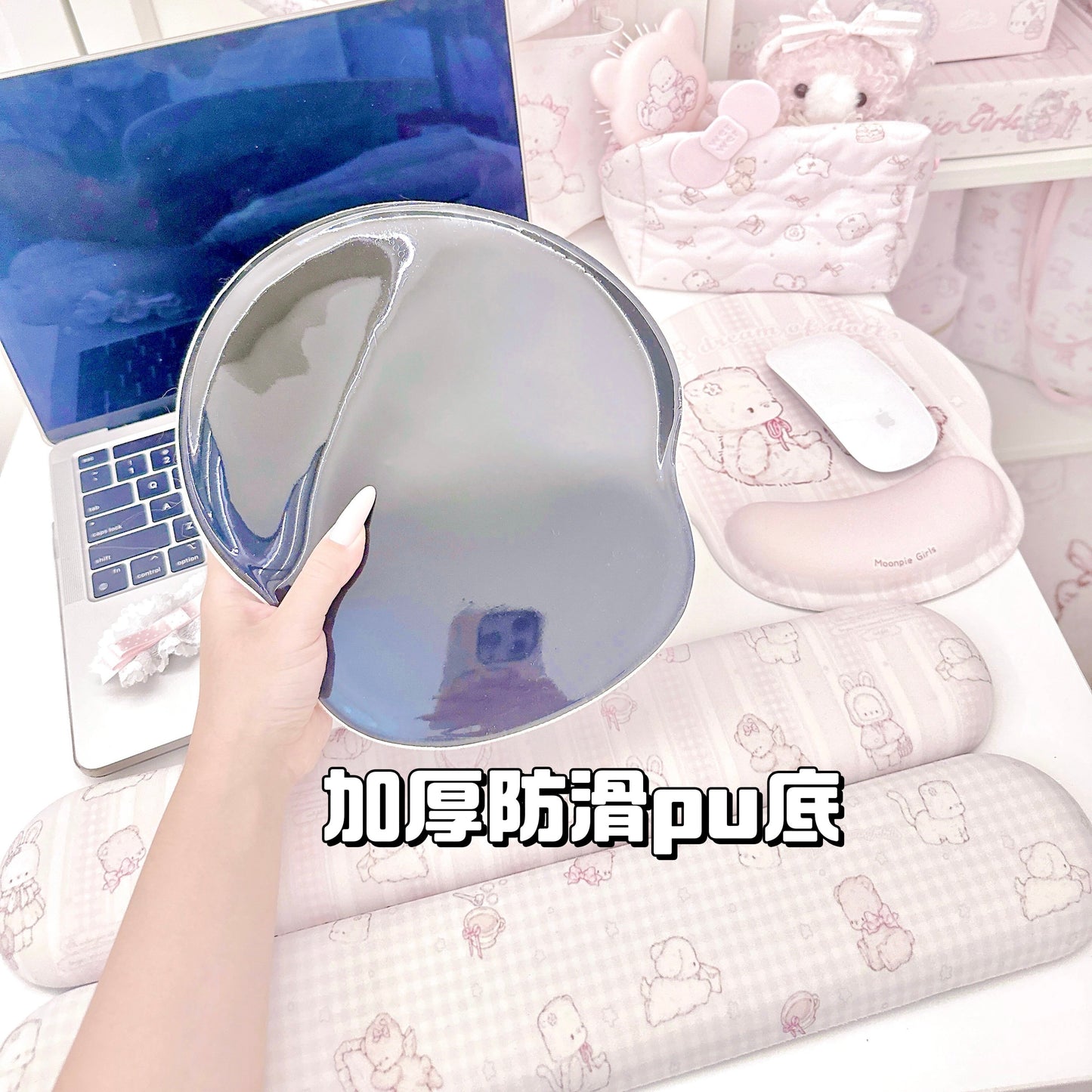 kawaii wrist mouse pad