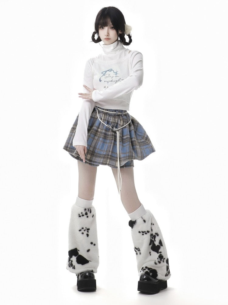 acubi gray fur hooded jacket