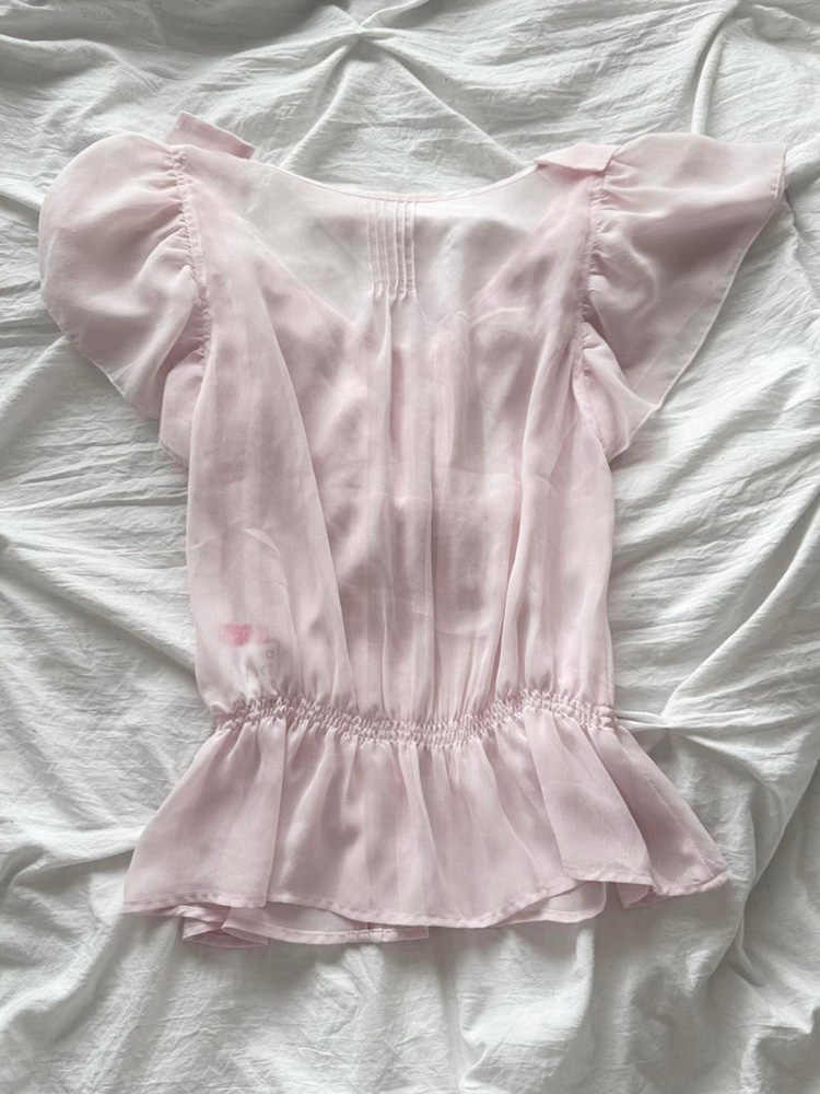 Mesh Pink Shirt