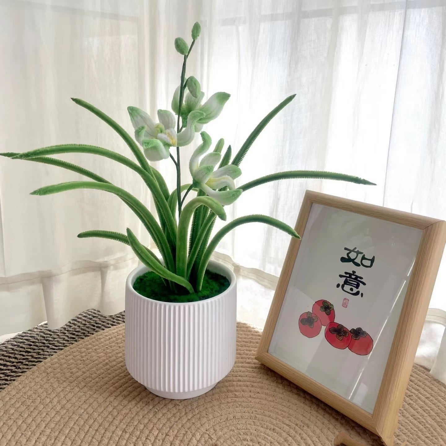 twist stick small potted bouquet diy material package