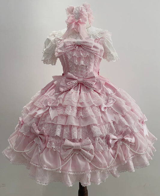 gorgeous princess ancient cocoa lolita dress