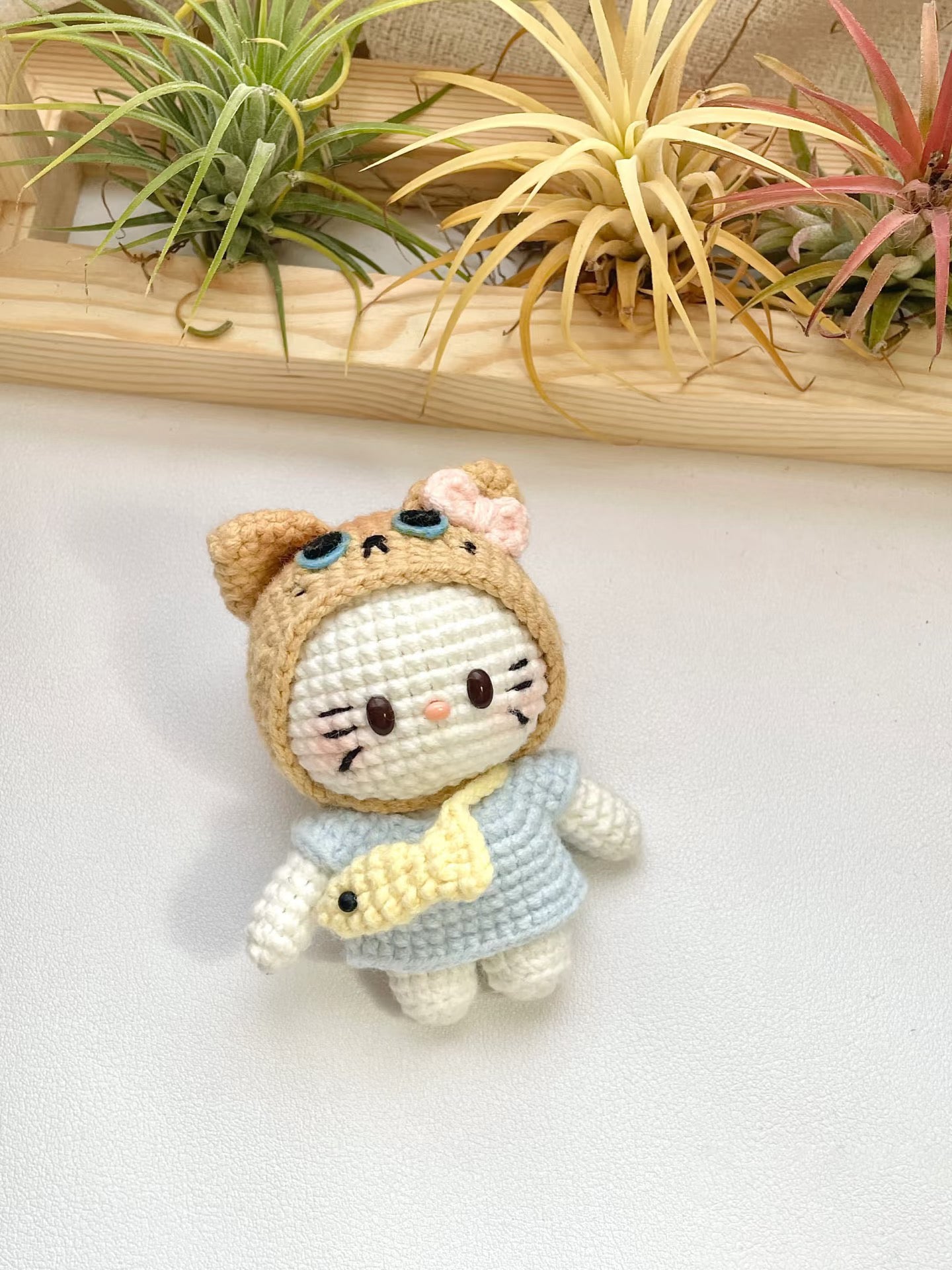 diy wool Kitty material bag