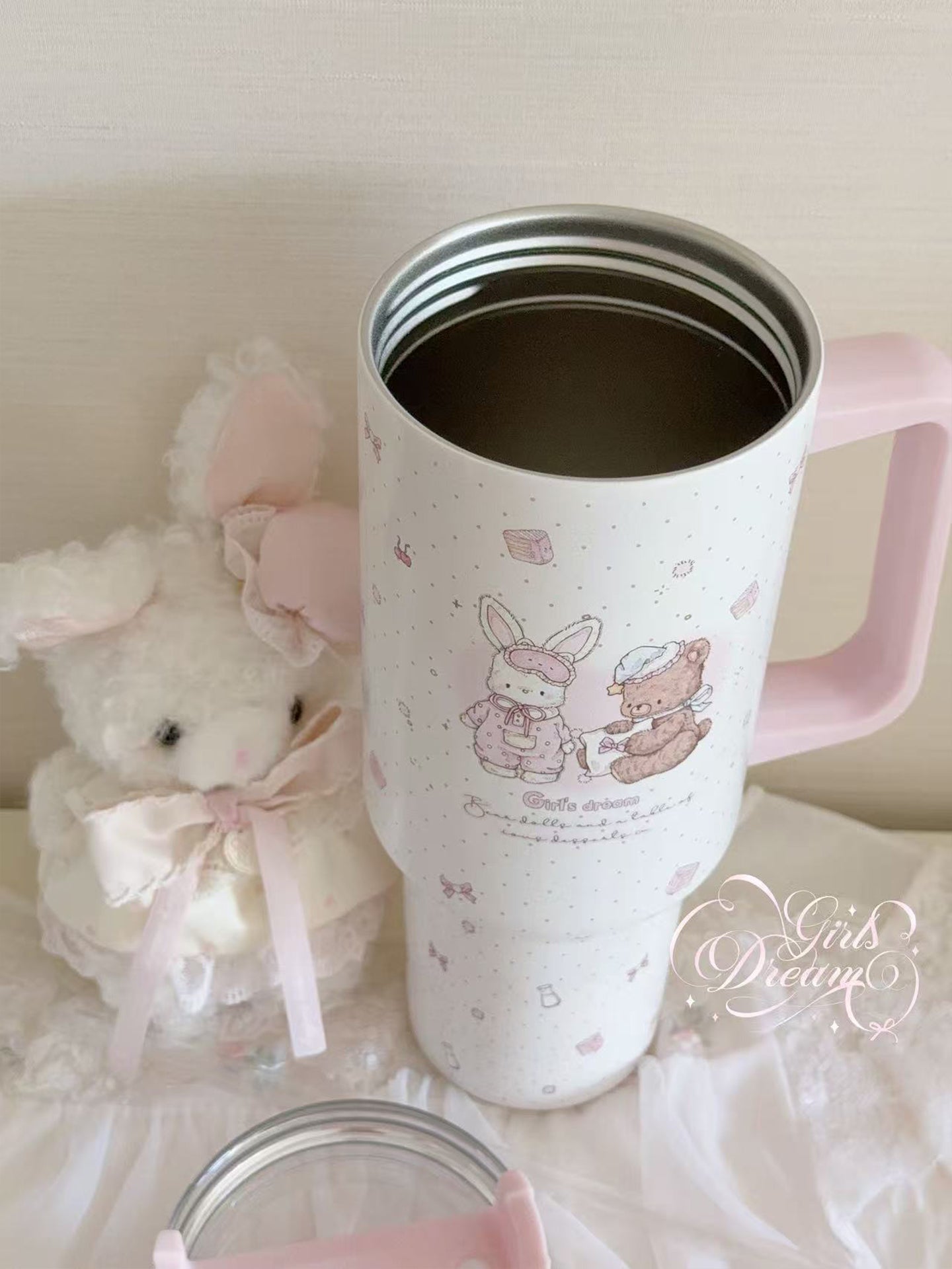 Girl's Dream Rabbit Bear Ice Cup