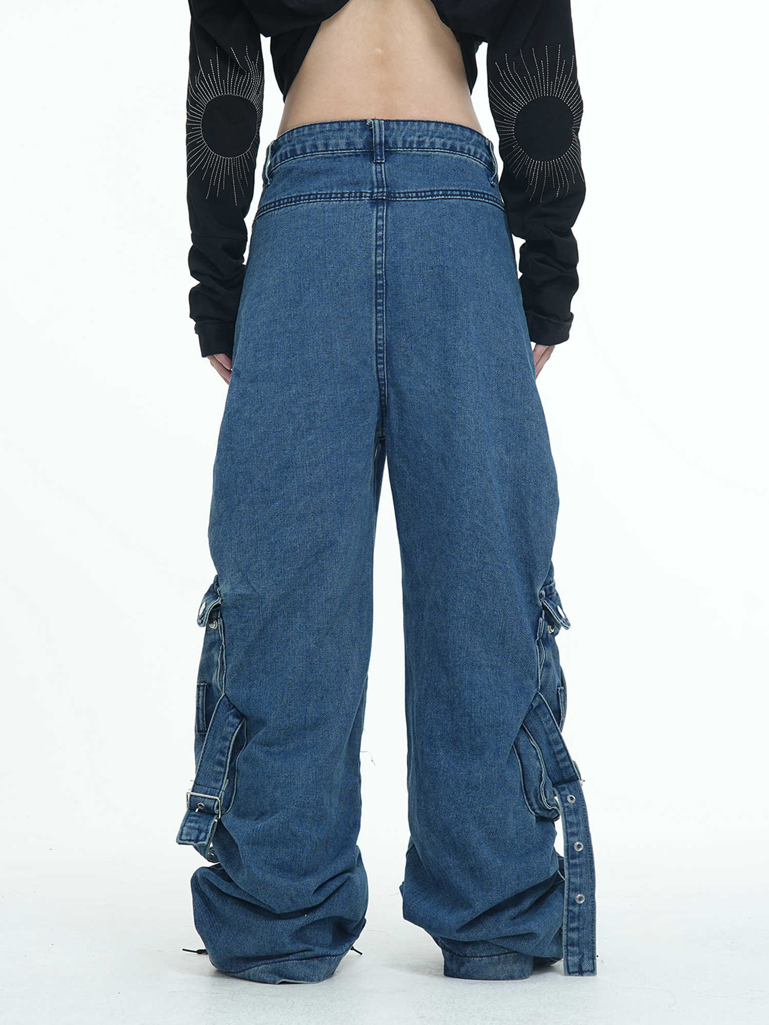 Large Pockets Y2K Baggy Jeans