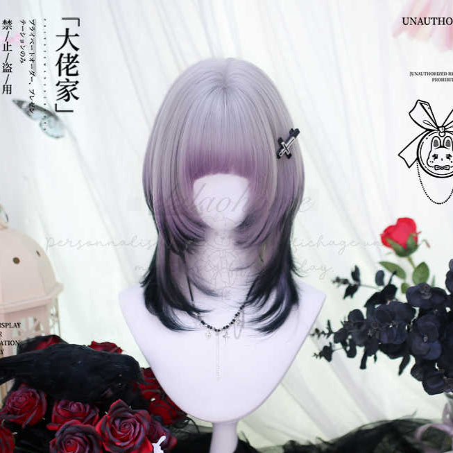 Lolita Purple Short Wig