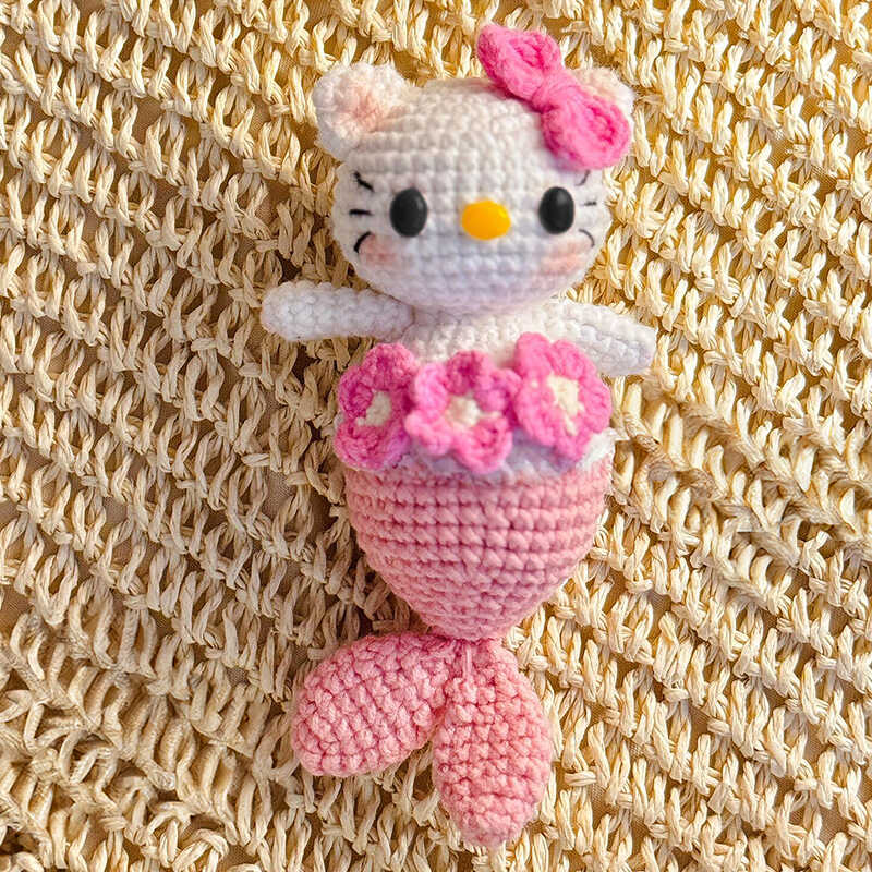 diy Kitty wool material bag