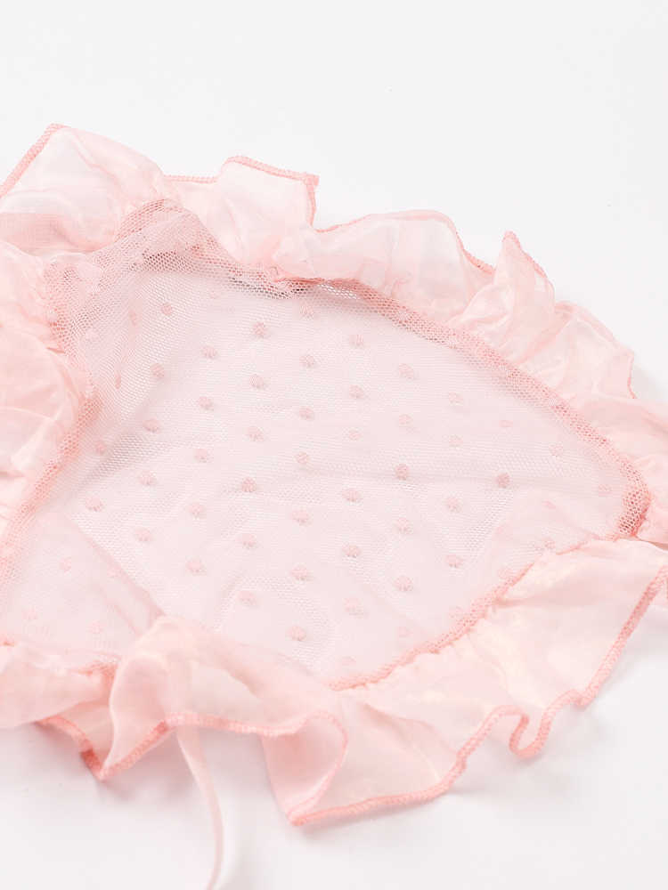 Maid Mesh Bellyband Lingerie