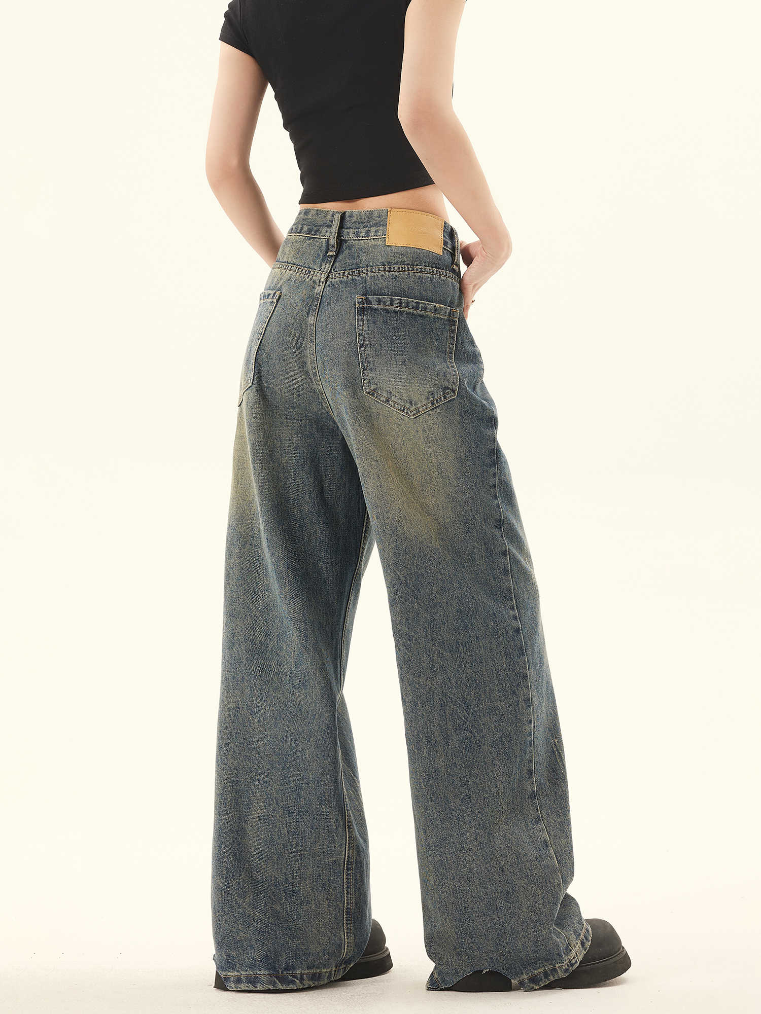 Y2K Retro Distressed Baggy Jeans