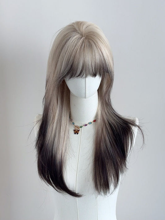 Gradient Long Straight Wig