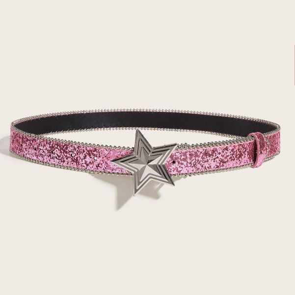 Y2K Star Pin Buckle Belt