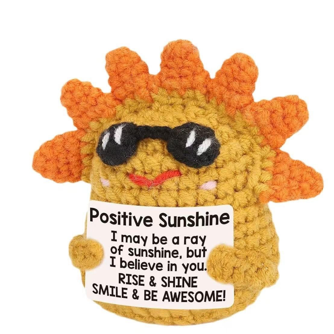 Handmade wool positive cute doll pendant