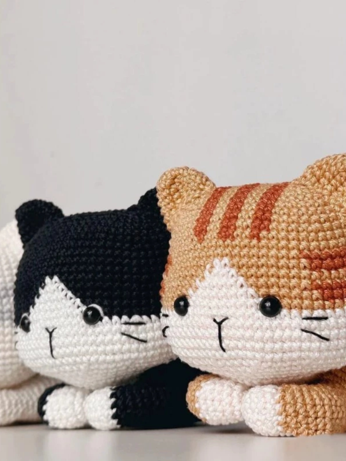 DIY wool kittens materials bag