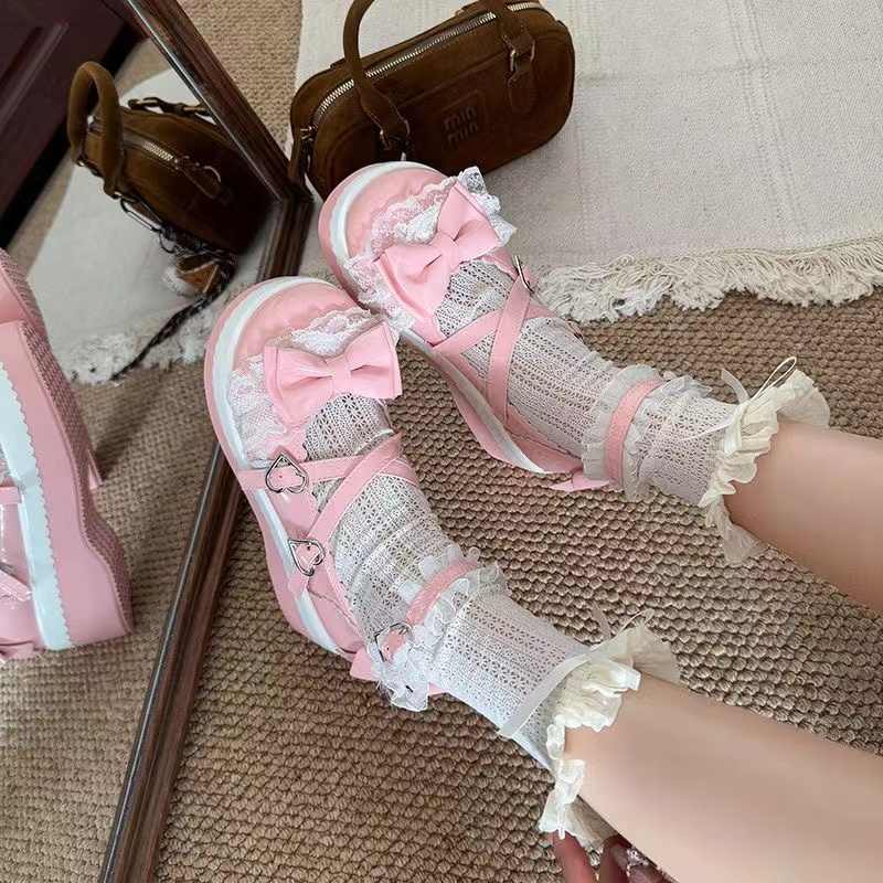Lolita Thick-soled Leather Shoes