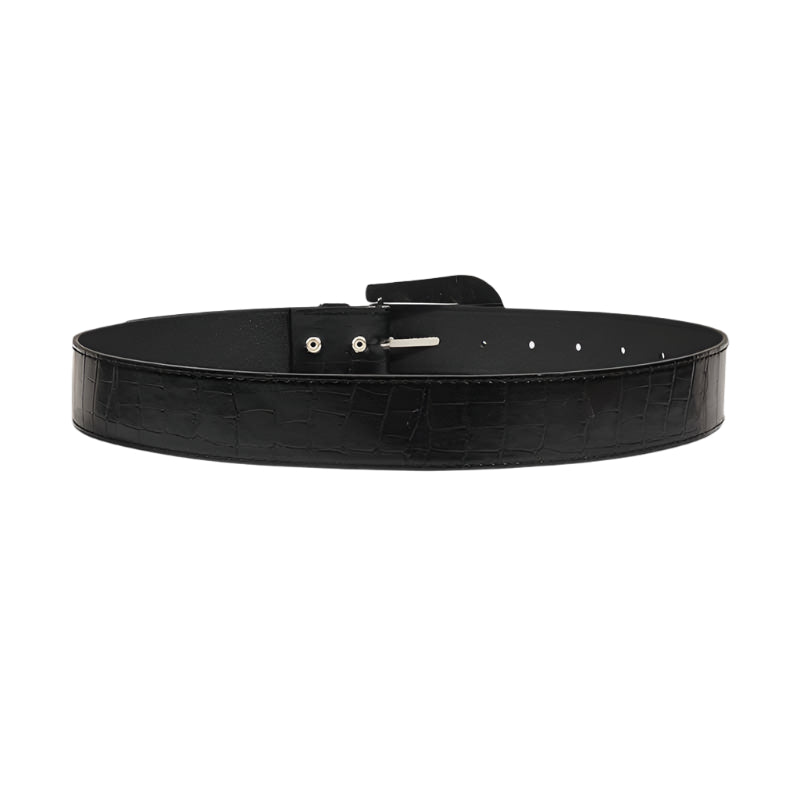 Y2K Black Butterfly Punk Belt