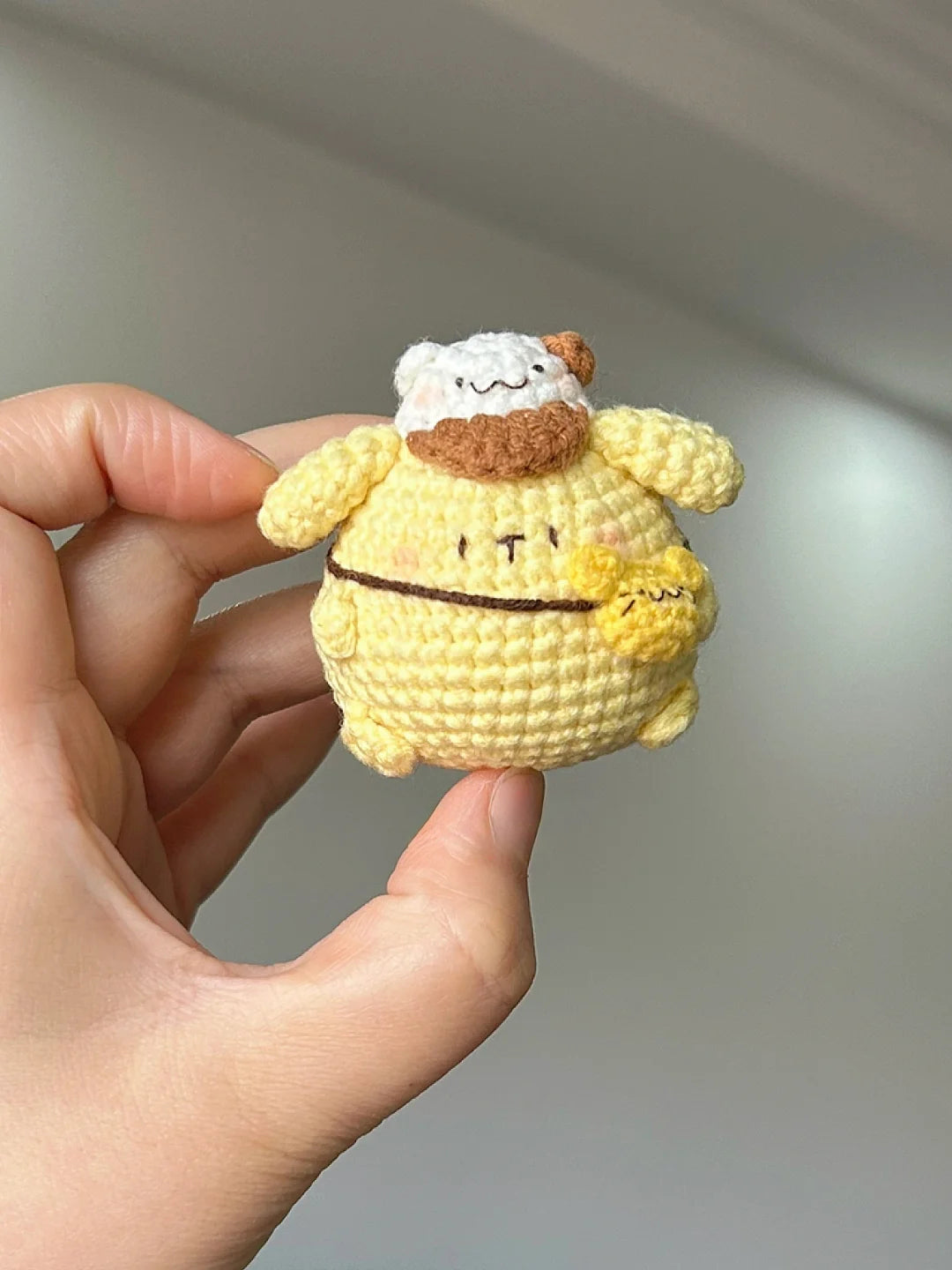 Cute doll pendant diy material package