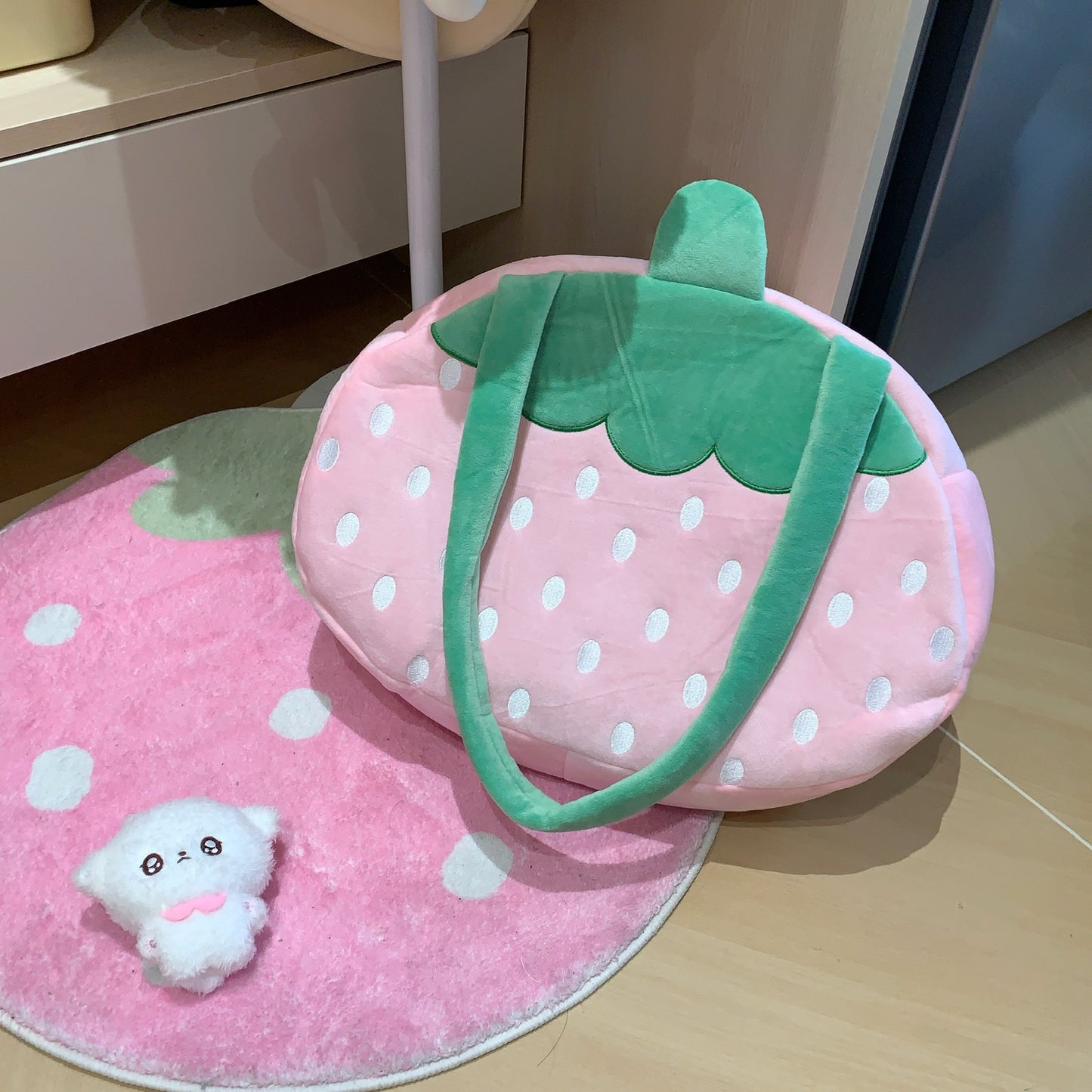 kawaii strawberry handbag