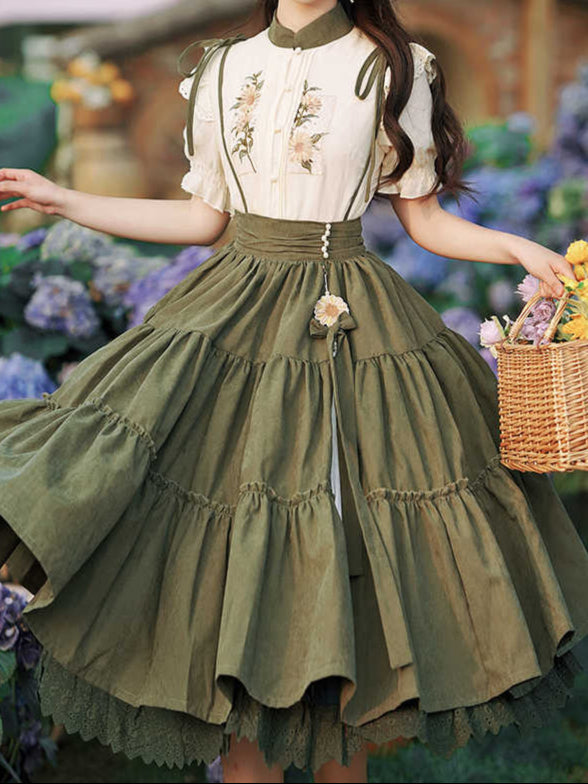 Forest Cottage Princess Dress