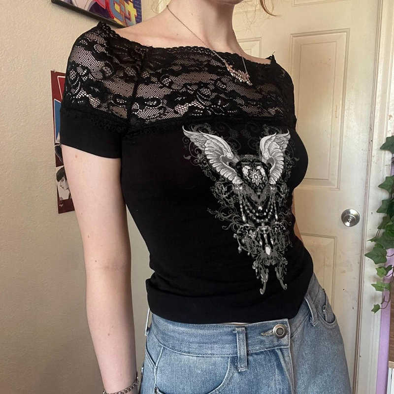 Dark Abby Lace Top