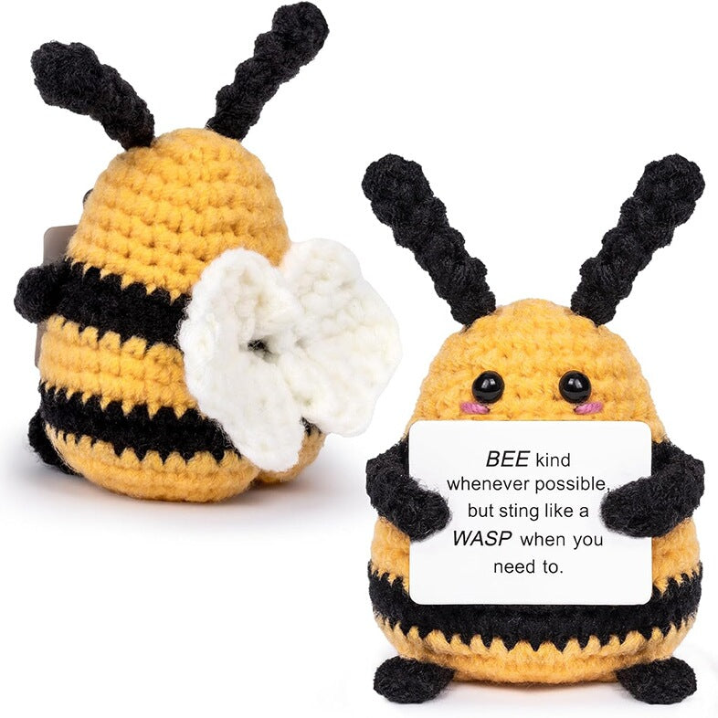 Handmade wool positive cute doll pendant