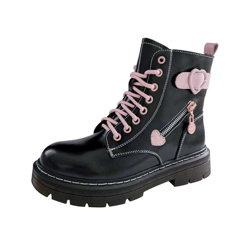 Japanese Lovecore Martin Boots