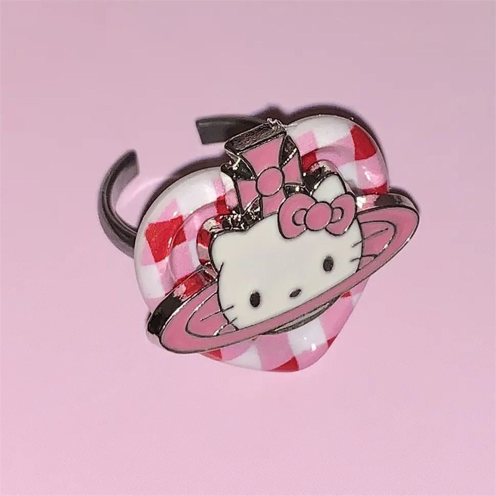 y2k kitty kawaii rings