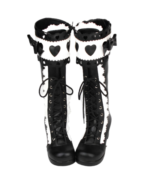 Coquette Bow Love Princess High Boots