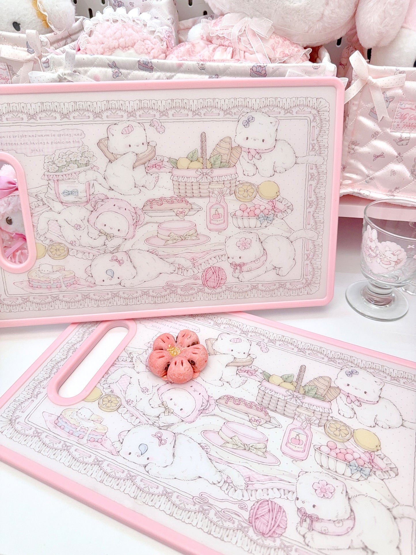 kawaii fruit cutting board