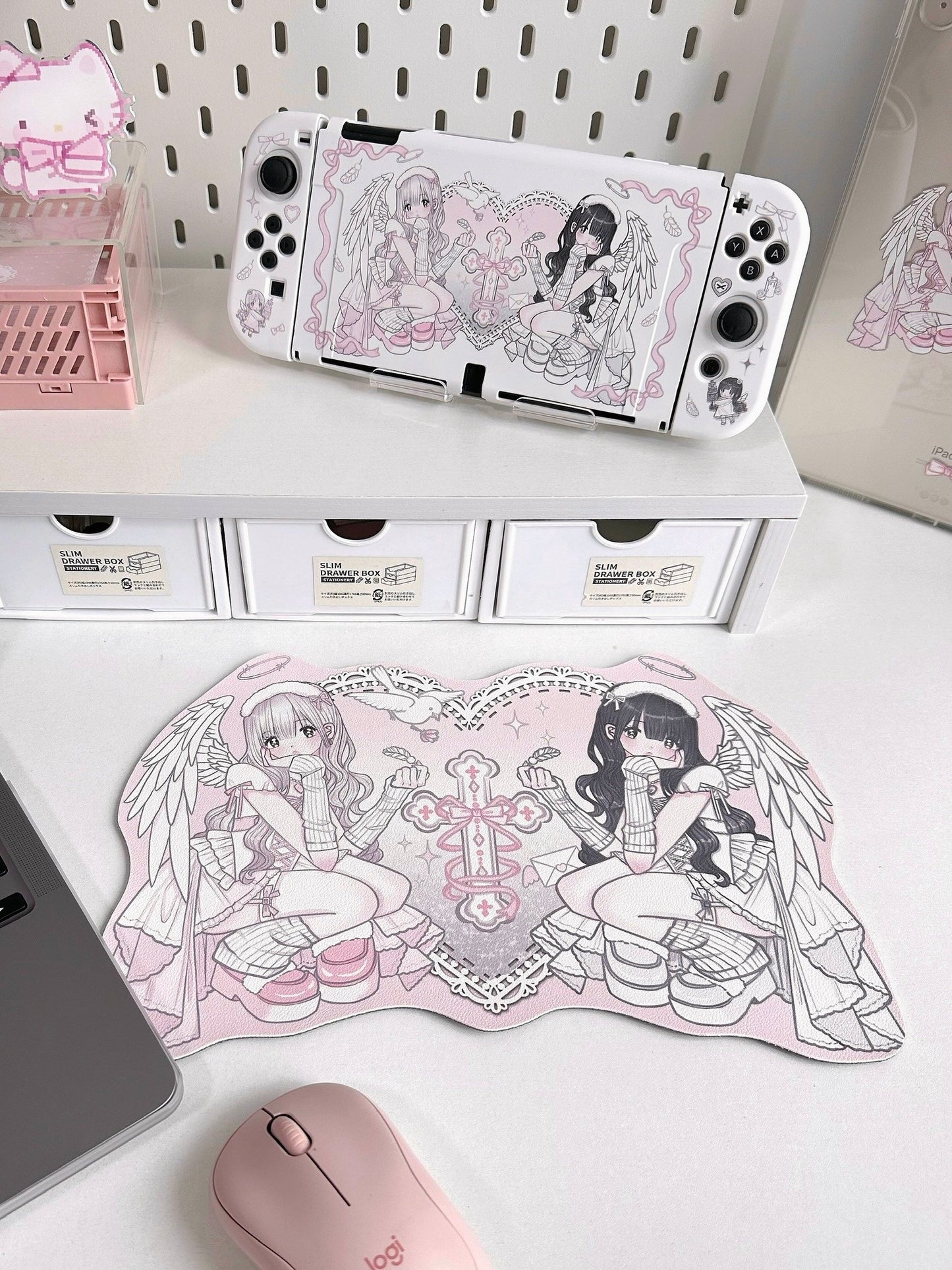 Angel Girl Series Special Shaped Mouse Pad