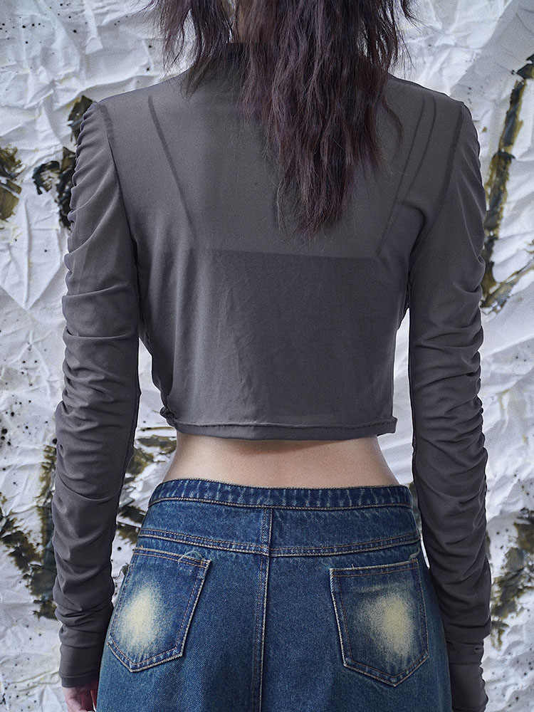 Grunge Mesh Star Top