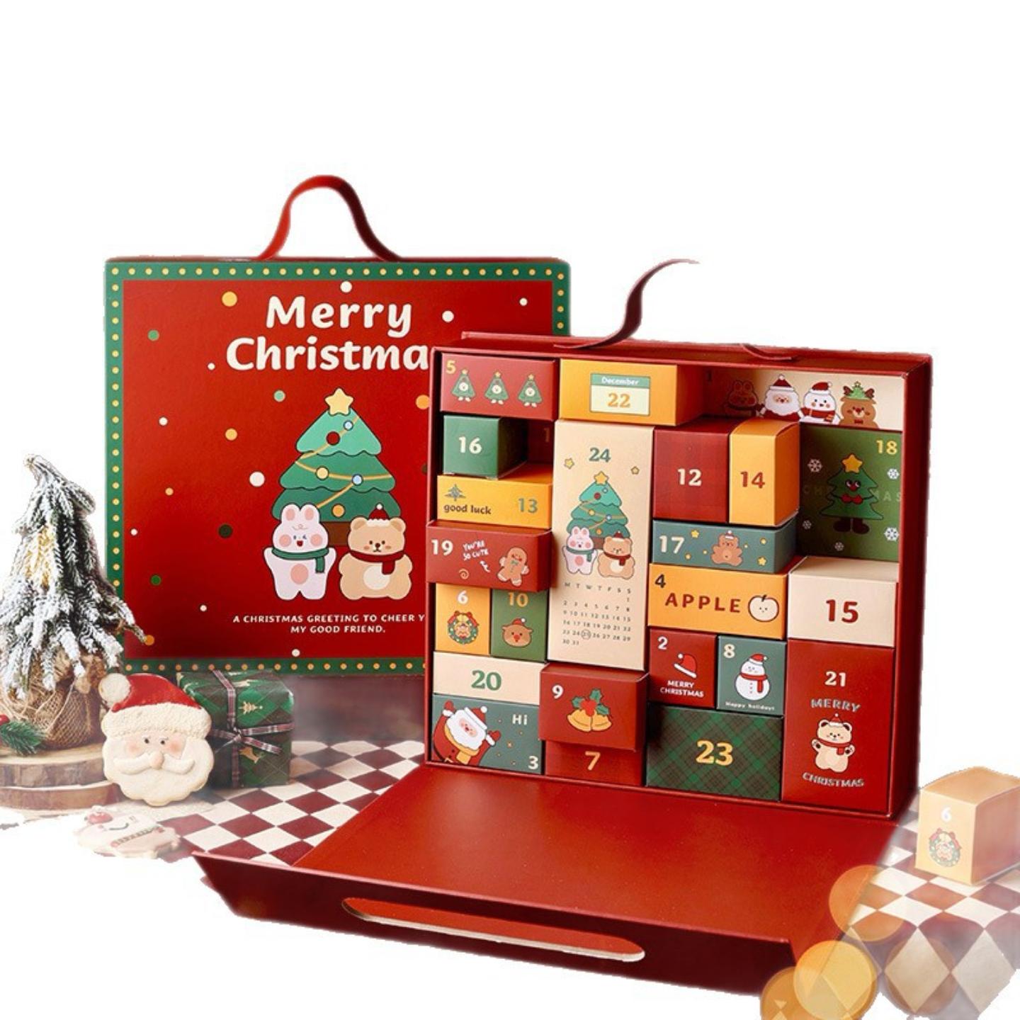 Christmas Countdown Calendar Blind Gift Packaging Box
