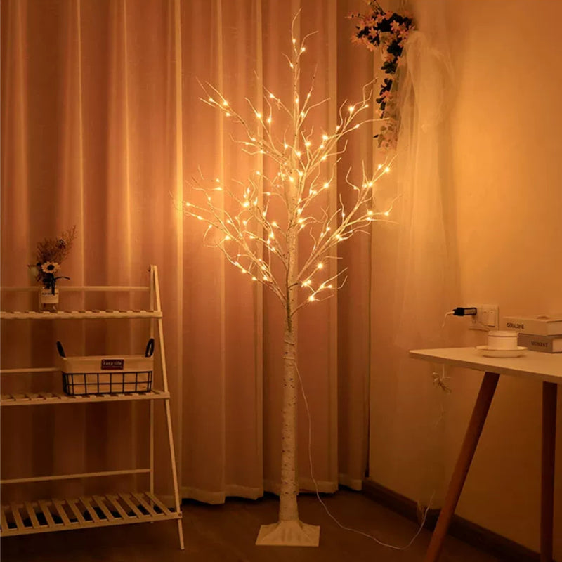 White birch tree lamp landscape lamp