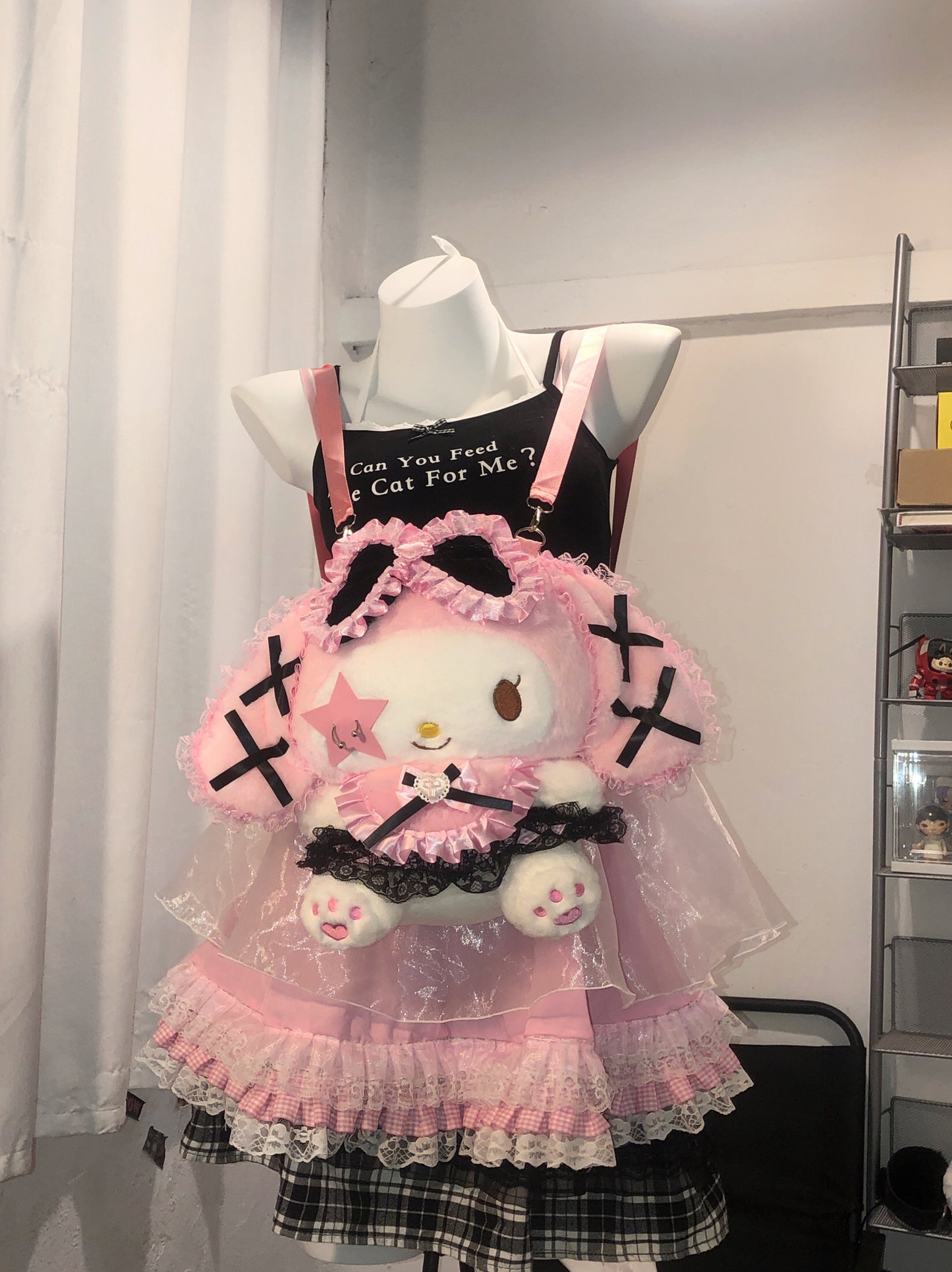 Y2K Black Pink Backpack