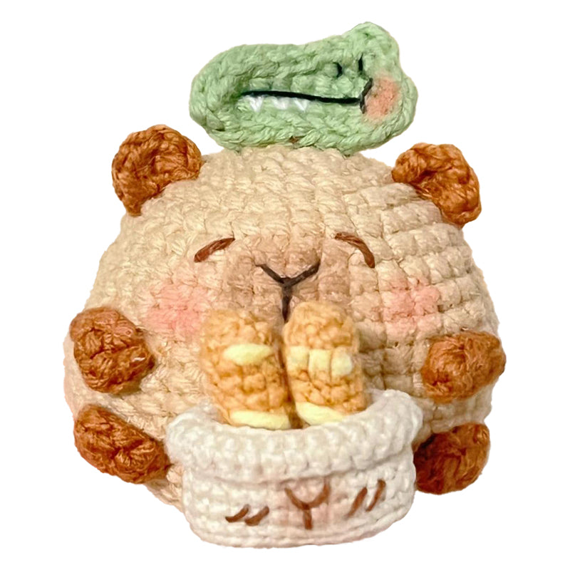 diy wool cute mini Capibara keychains