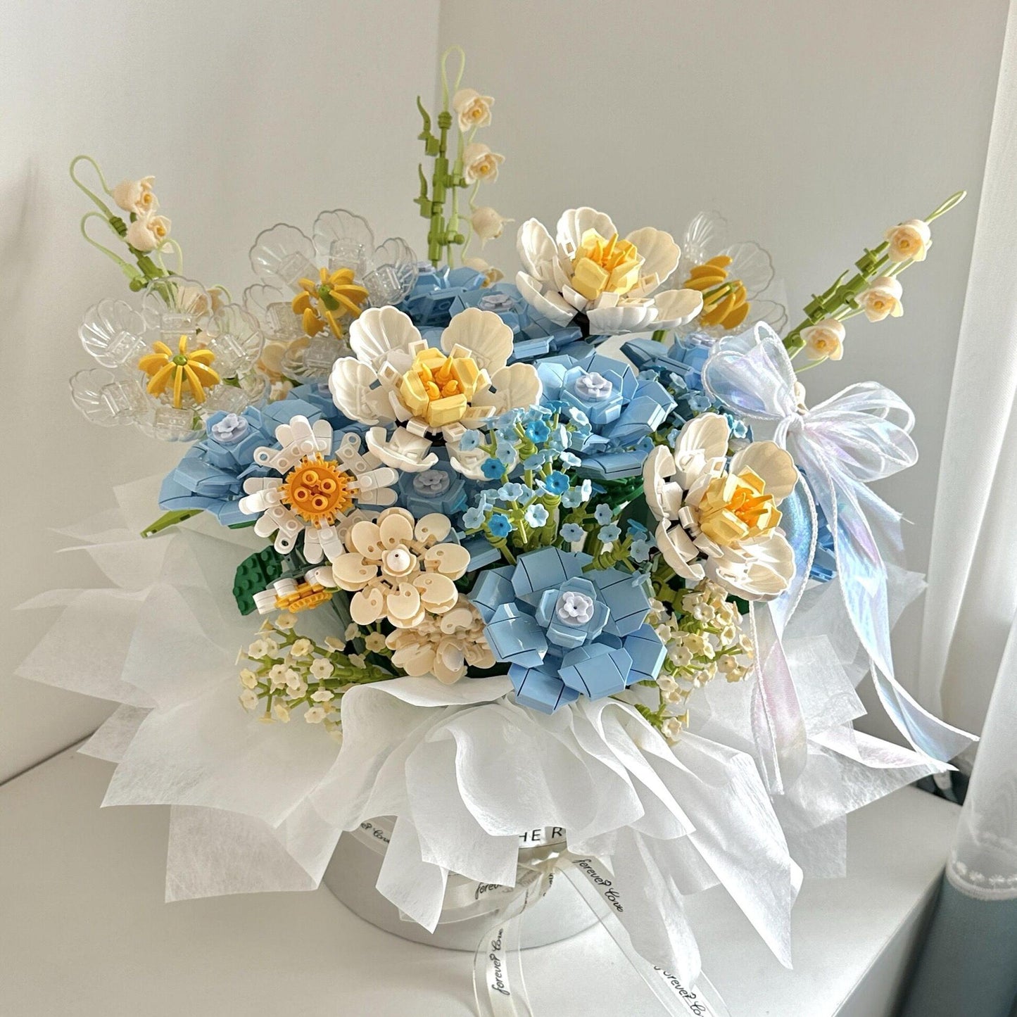 Rose Building Blocks Simulation Bouquet