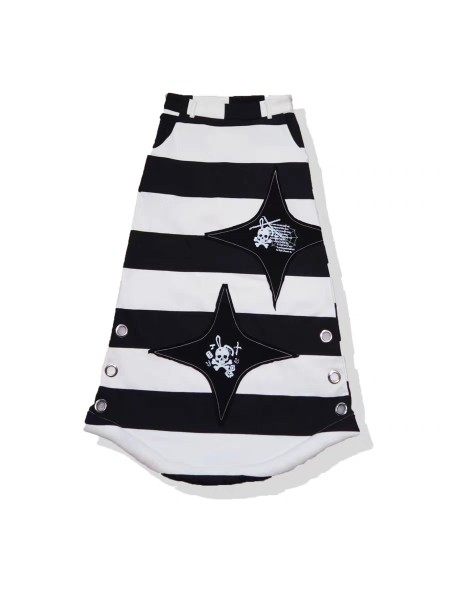 vintage striped long skirt